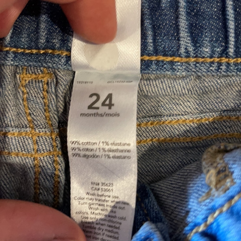 Carter’s Blue Jeans 24 mos - Picture 4 of 7